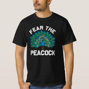 Funny Peacock Angst vor dem Pfau T-Shirt