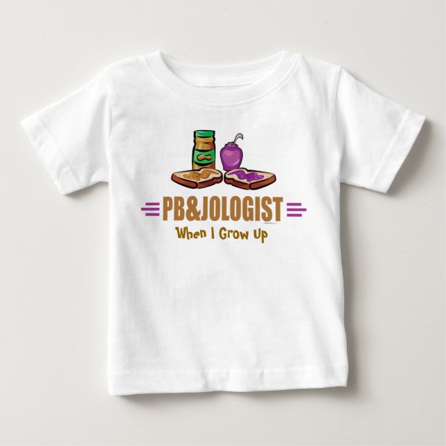 Funny Peanut Butter Jelly Sandwiches Baby T-shirt (Vorderseite)
