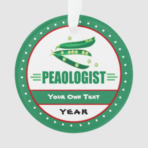 Funny Peaologist - I Liebe Peaks Ornament
