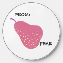 Funny Pear Pun – “From: Pear” Pop Art Fruit Canva
