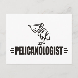 Funny Pelican Postkarte