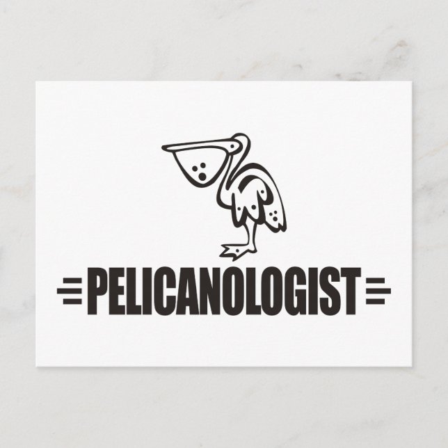 Funny Pelican Postkarte (Vorderseite)