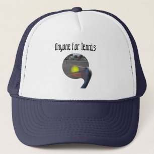 Funny Pelican Tennis Player, Truckers Hat Truckerkappe