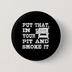 Funny Pellet Smoker Grillen Pit Gift Grill für Fle Button