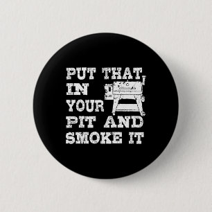 Funny Pellet Smoker Grillen Pit Gift Grill für Fle Button