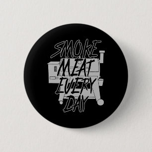 Funny Pellet Smoker Grillen Pit Grill Geschenk für Button