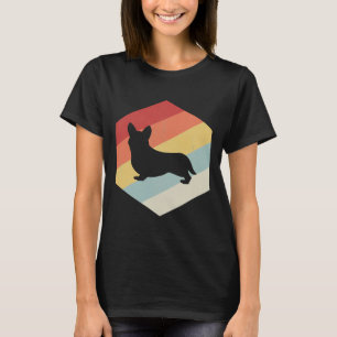 Funny Pembroke Welsh Corgi Dog Art Retro Vintag T-Shirt