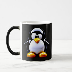 Funny Penguin Coffee Verwandlungstasse