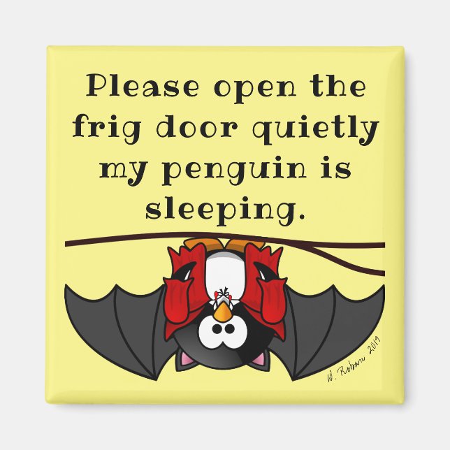 Funny Penguin Magnet (Vorne)