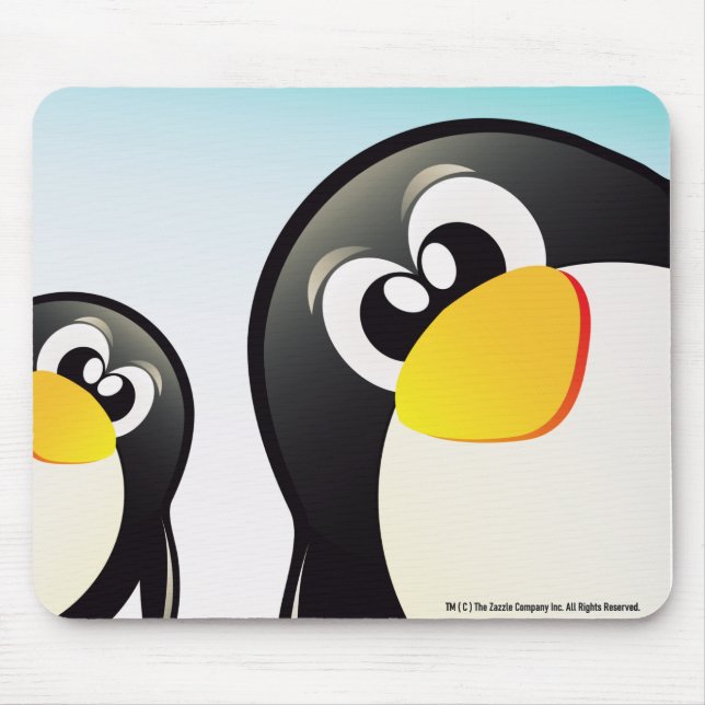 "Funny Penguins" Mousepad (Vorne)