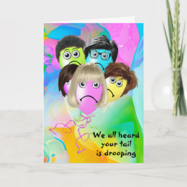 Funny People Balloons werden gut Karte