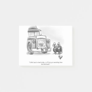 Funny Percenters Cartoon für Bauarbeiter Post-it Klebezettel