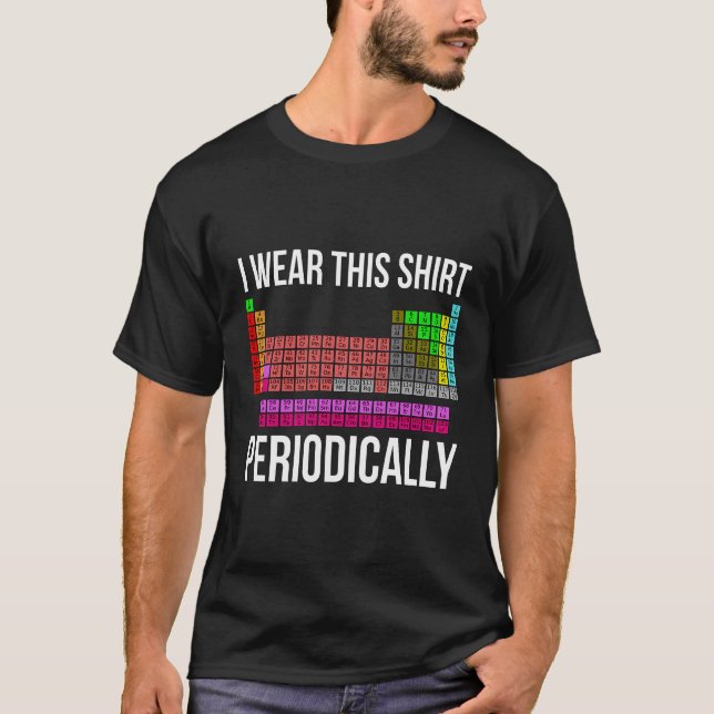 Funny Periodic Table of Elements Long Sleeve Shirt (Vorderseite)