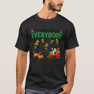 Funny Persian Cat Christmas Persian Cat Xmas Party T-Shirt