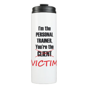 Funny Personal Trainer Fitness Gym Tumbler Thermosbecher