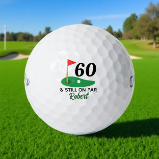 Funny Personalisiert 60. Geburtstagsgeschenk für G Golfball