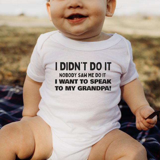 Funny personalisiert Baby Geschenk von Opa Strampler (Von Creator hochgeladen)