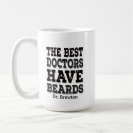 Funny Personalisiert Best Doctor has Beards Kaffeetasse