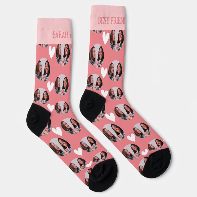 Funny Personalisiert Best Friend Geschenk Foto Socken (Rechts)