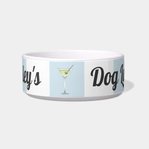 Funny Personalisiert Blue Stripes Dog Lounge Napf