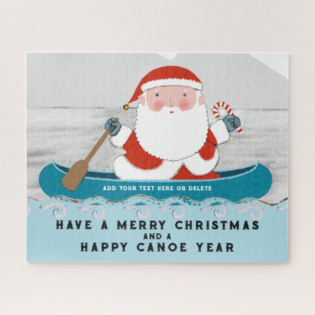Funny Personalisiert Christmas Jigsaw Puzzle (Horizontal)