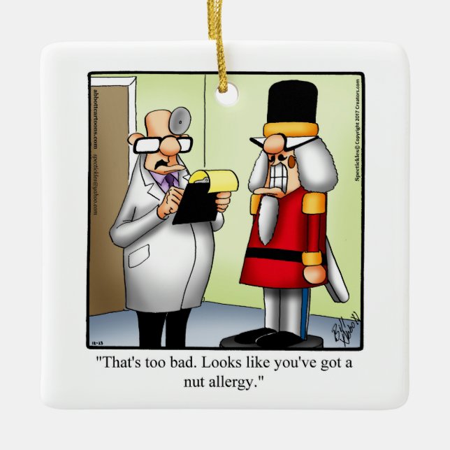 Funny Personalisiert Christmas Ornament Geschenk (Vorderseite)
