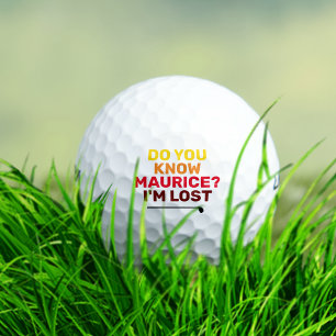 Funny Personalisiert Color Text Lose Golfer Ball