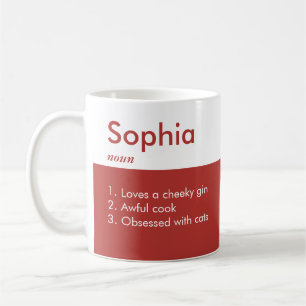 Funny Personalisiert Definition Tasse   Individuel