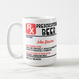 Funny Personalisiert Doctor Ber-Verschreibung Kaffeetasse