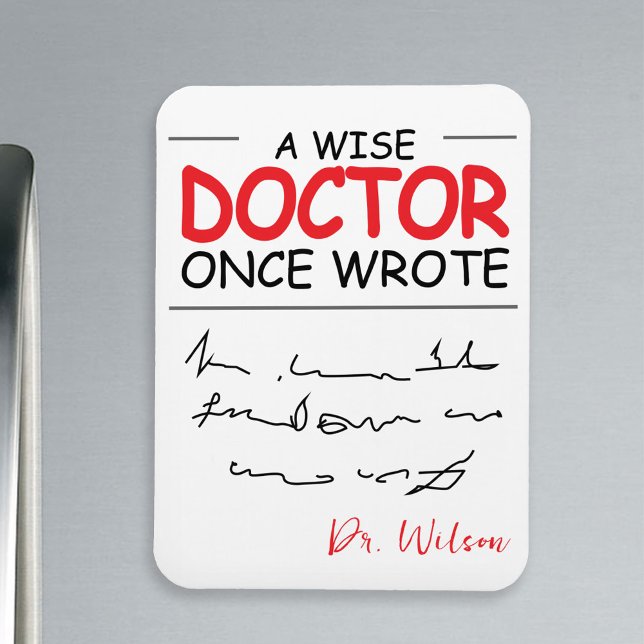 Funny Personalisiert Doctor lustiges Sprichwort Magnet (Von Creator hochgeladen)