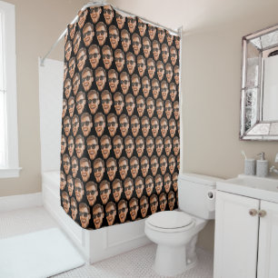 Funny Personalisiert Face Foto Bad Duschvorhang