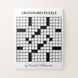 Funny Personalisiert Game Black und White Crosswor Puzzle