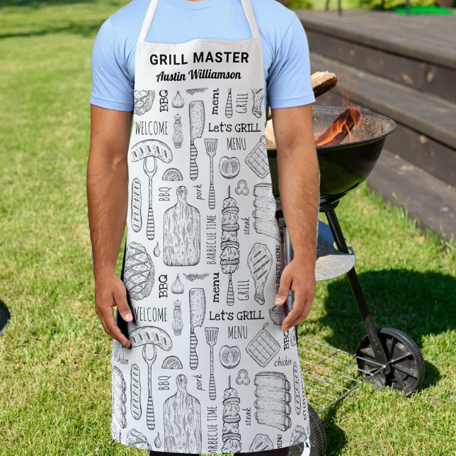 Funny Personalisiert GRILLEN Grill Koch Barbecue M Schürze (Von Creator hochgeladen)