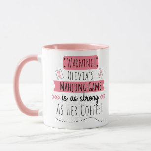Funny Personalisiert Mahjong Tasse
