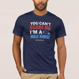 Funny Personalisiert Male Nurse T-Shirt