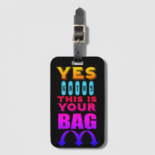 Funny Personalisiert Name Luggage Tag Gepäckanhänger
