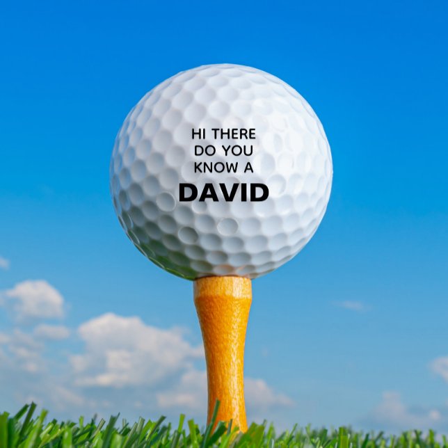 Funny Personalisiert Name verloren Golfball (Von Creator hochgeladen)