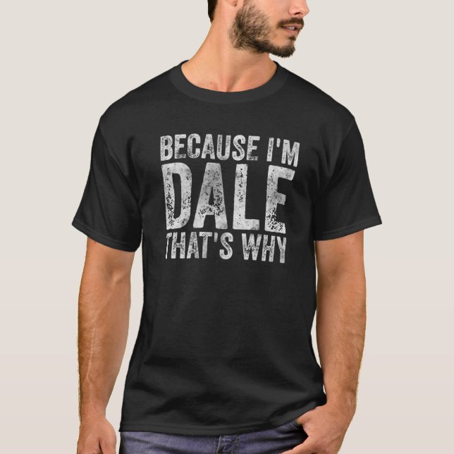 Funny Personalisiert Name, weil ich Greg bin, desh T-Shirt (Vorderseite)