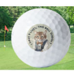 Funny Personalisiert Novelty Monogram Cat Advice Golfball<br><div class="desc">Manchmal sollte man diesen verschwommenen kleinen Leuten zuhören - einem unterhaltsamen Golfball und einer Botschaft für genau den Menschen,  den man genau in diesem Moment finden kann. Für besondere Wünsche oder Design-Fragen senden Sie uns entweder einen Chat oder eine E-Mail an charmdesignstudio@rcn.com und wir helfen Ihnen gerne weiter.</div>