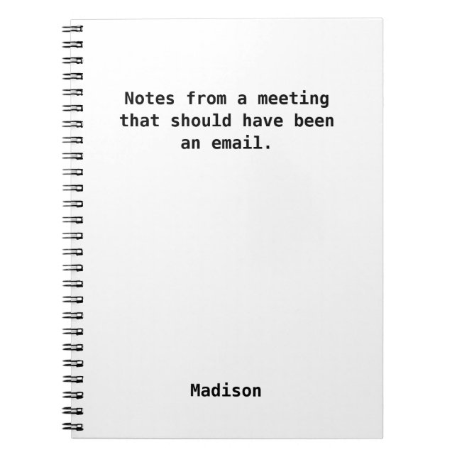 Funny Personalisiert Office Notebook - Unglaublich Notizblock (Vorderseite)