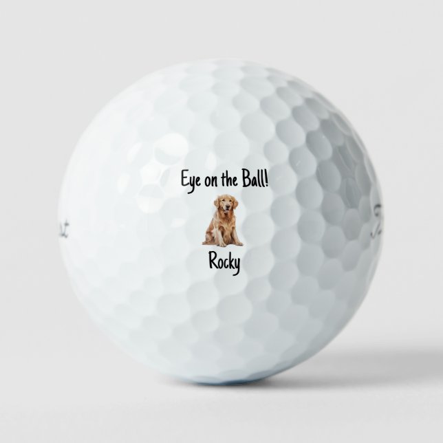 Funny Personalisiert Pet Image Titleist Pro V1 Golfball (Vorderseite)