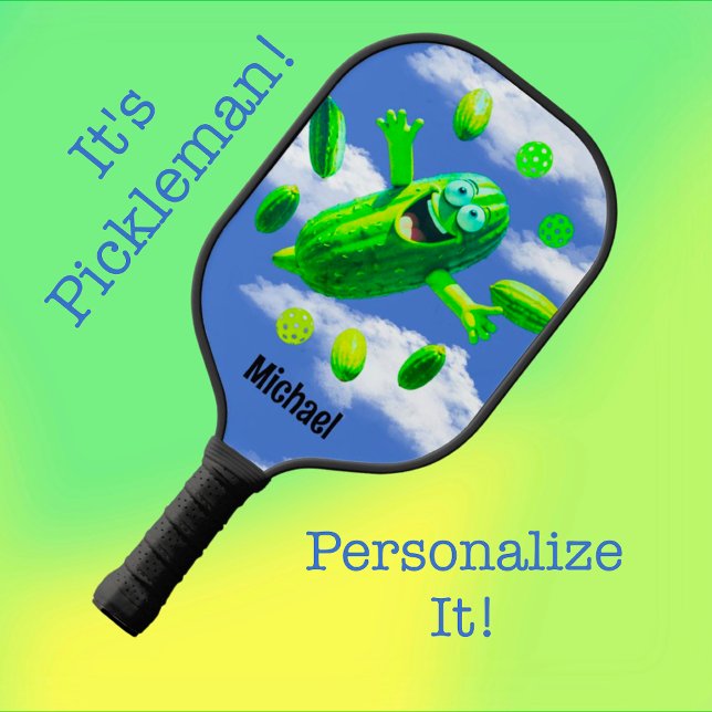 Funny Personalisiert Pickleman Pickleball Paddle (Too much fun!)