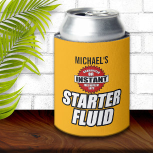 Funny Personalisiert Starter Fluid Dosenkühler