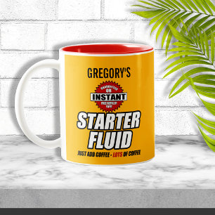Funny Personalisiert Starter Fluid Zweifarbige Tasse