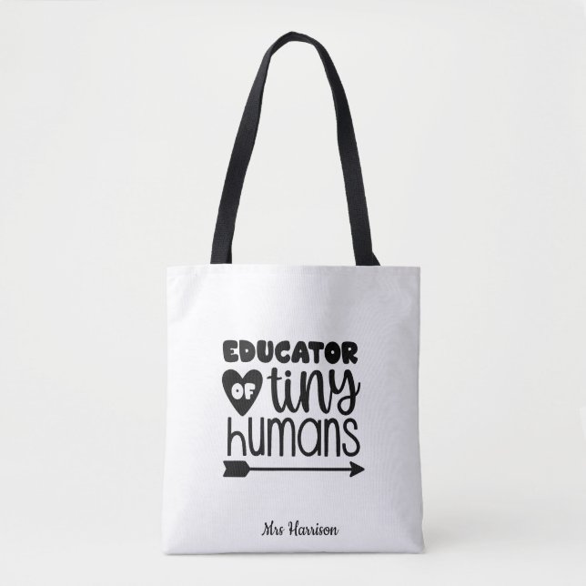 Funny personalisiert Teacher's gift Tote Bag (Vorderseite)
