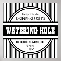 Funny Personalisiert Waterhouse Zuhause Bar Sign