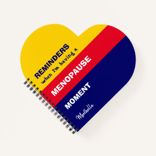 Funny Personalisierte ERINNERUNGEN MENOPAUSE MOMEN Notizbuch
