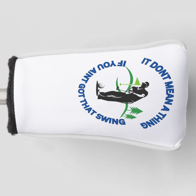 Funny Personalizable Golf Putter Cover for Men Golf Headcover (Vorderseite)