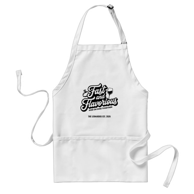 Funny Personalized Couple's Apron Schürze (Vorne)