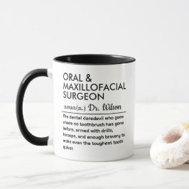 Funny Personalized Dentist Definition Tasse